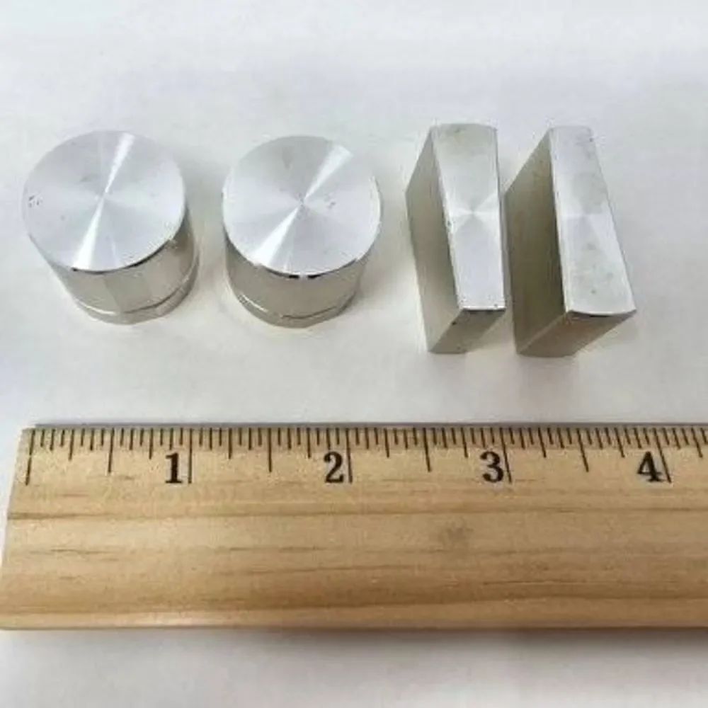 HITACHI HA-330 STEREO AMPLIFIER REPLACEMENT REPAIR KNOBS SILVER